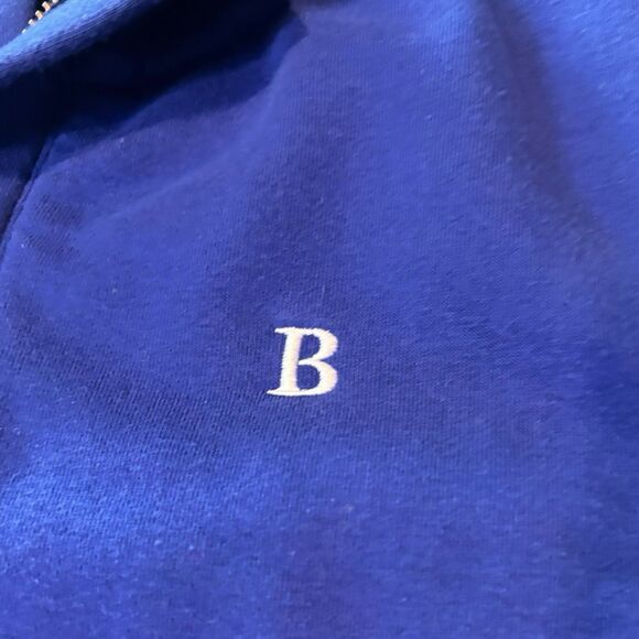 B By Brooks Brothers Quarter-Zip Sweatshirt Size 12 Blue - Picture 2 of 5